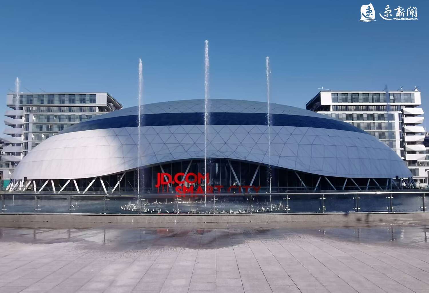 作为京东集团在宿迁投资最大的商务办公综合体,京东智慧城总投资40