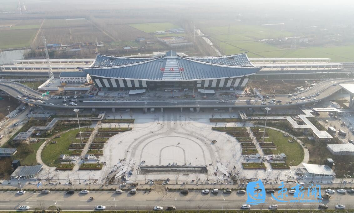 宿迁高铁站:加班加点忙收尾