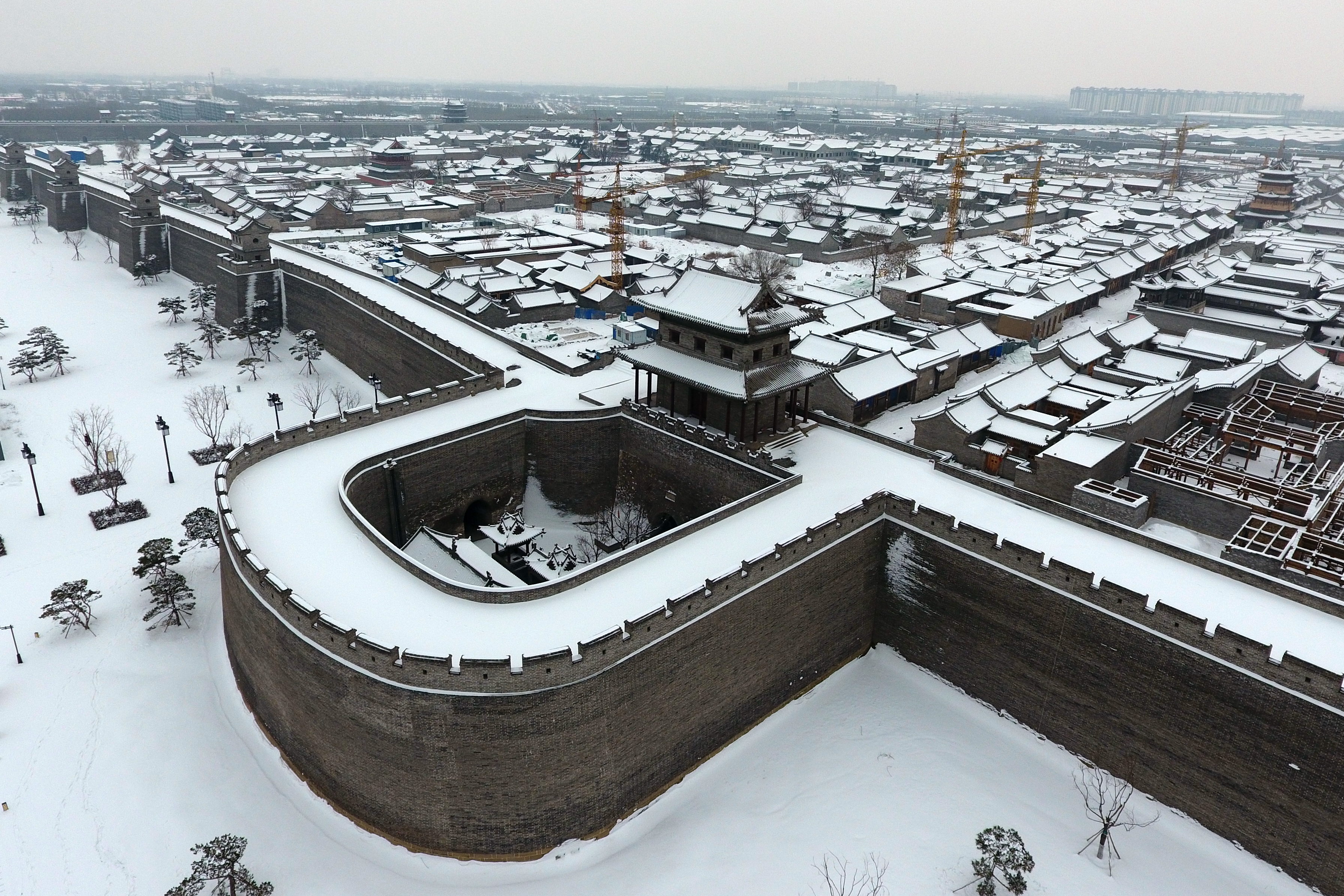 雪落太原古县城