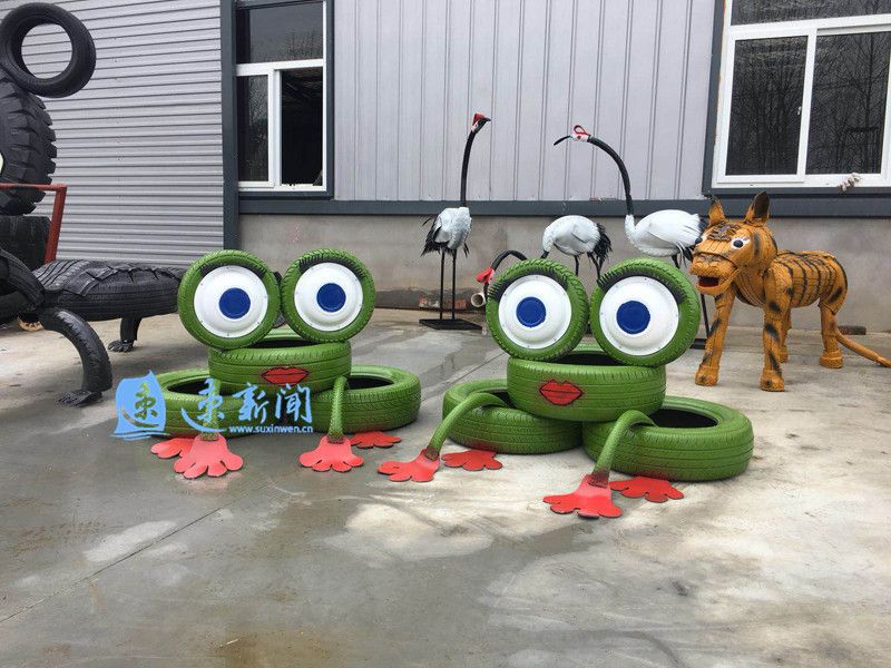 "土味新韵" | 你扔掉的旧轮胎是人家的"艺术品"