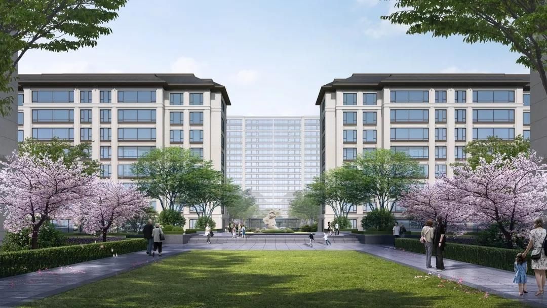 蓝城江山春好·国风洋房效果图建筑great landscape石筑洋房 蓝钻