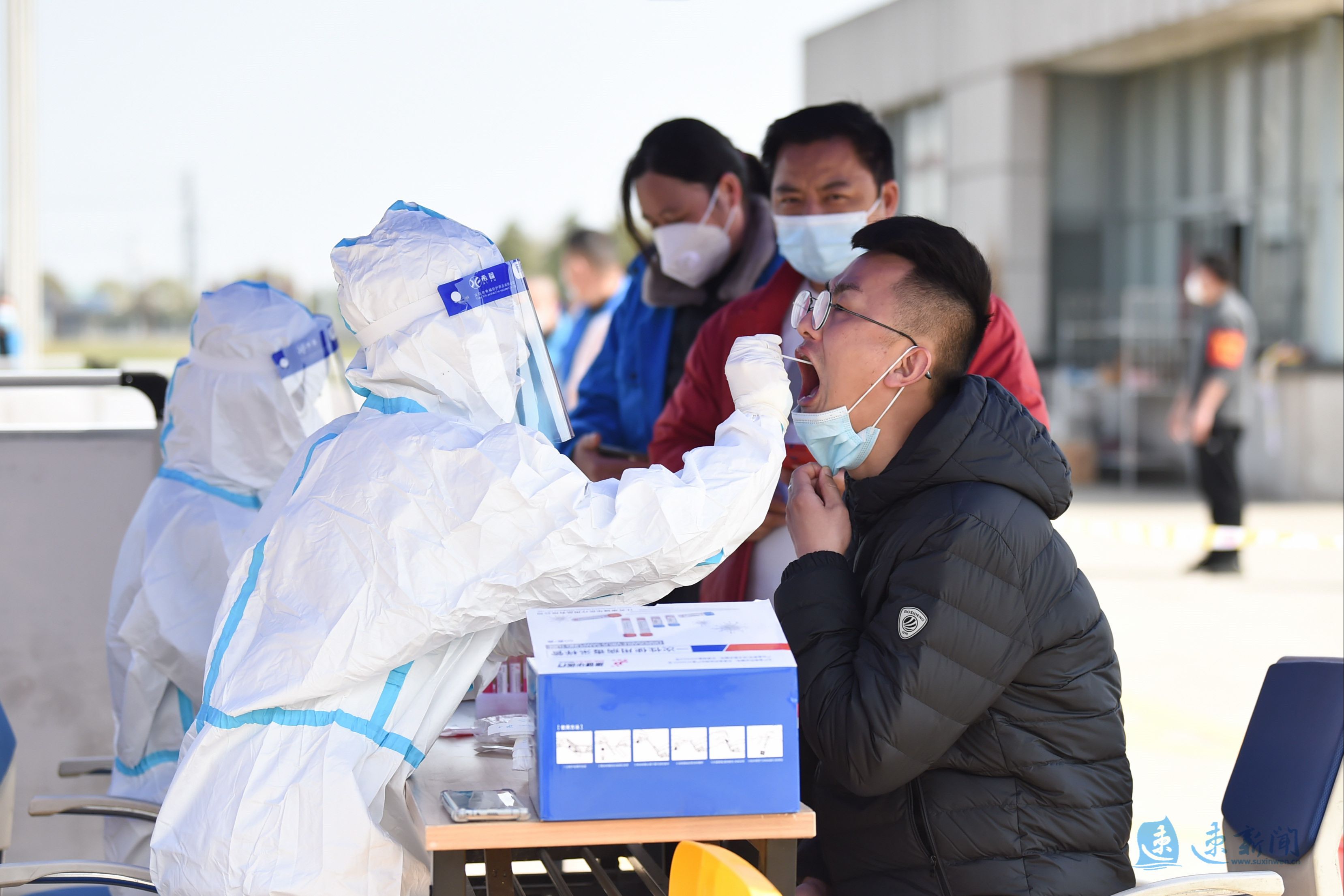 图说宿迁经开区核酸检测筑牢疫情防控安全网