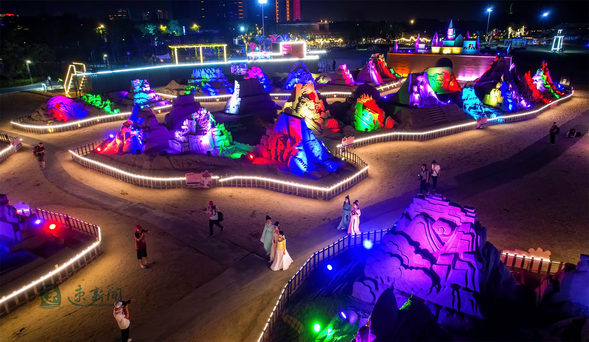 喜迎二十大文明宿迁行全国融媒体聚焦宿迁采风行动骆马湖边好风景